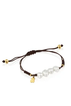 Pulsera con baño de oro 18 kt