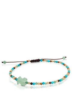 Pulsera de gemas motivo oso Tibet