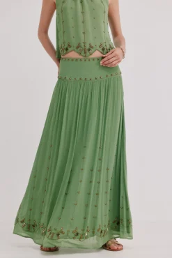 Rita. Falda abalorios