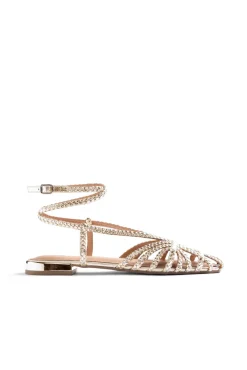 Sandalias cangrejeras piel trenzada