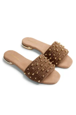 Sandalias crochet y cuentas perrinton