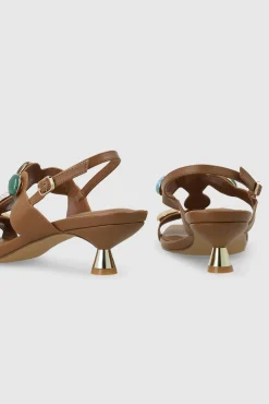 Sandalias efecto piel