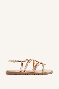 Sandalias piel trenzada orland