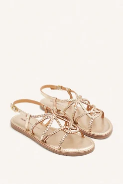 Sandalias piel trenzada orland
