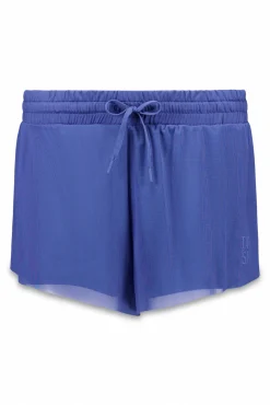 Short ultra ligero malla azul