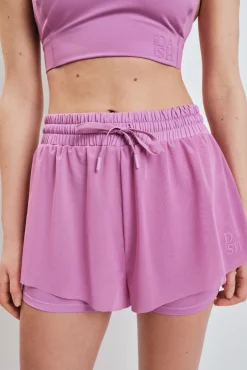 Short ultra ligero malla rosa