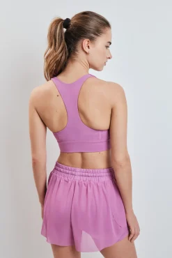 Short ultra ligero malla rosa