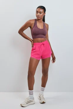 Short ultra ligero malla rosa