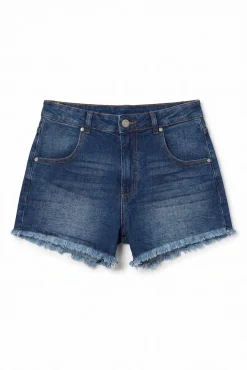 Short vaquero desflecado