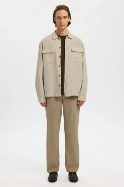 Sobrecamisa algodón lino