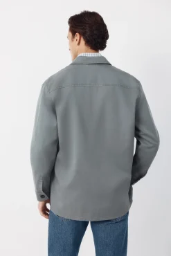 Sobrecamisa lisa Tencel