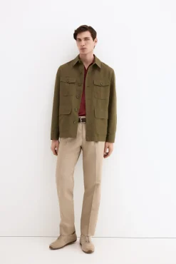 Sobrecamisa mezcla lino