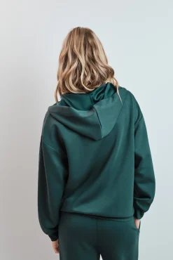 Sudadera capucha verde