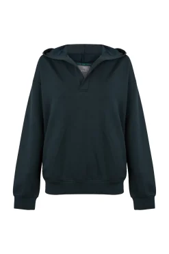 Sudadera capucha verde