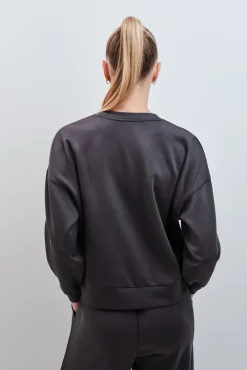 Sudadera college modal gris
