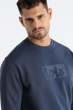 Sudadera cuello caja