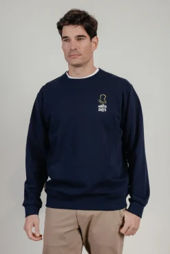 Sudadera cuello caja