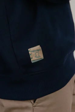 Sudadera cuello caja