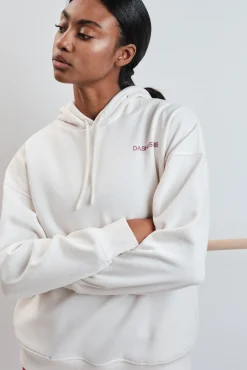 Sudadera felpa algodón blanco