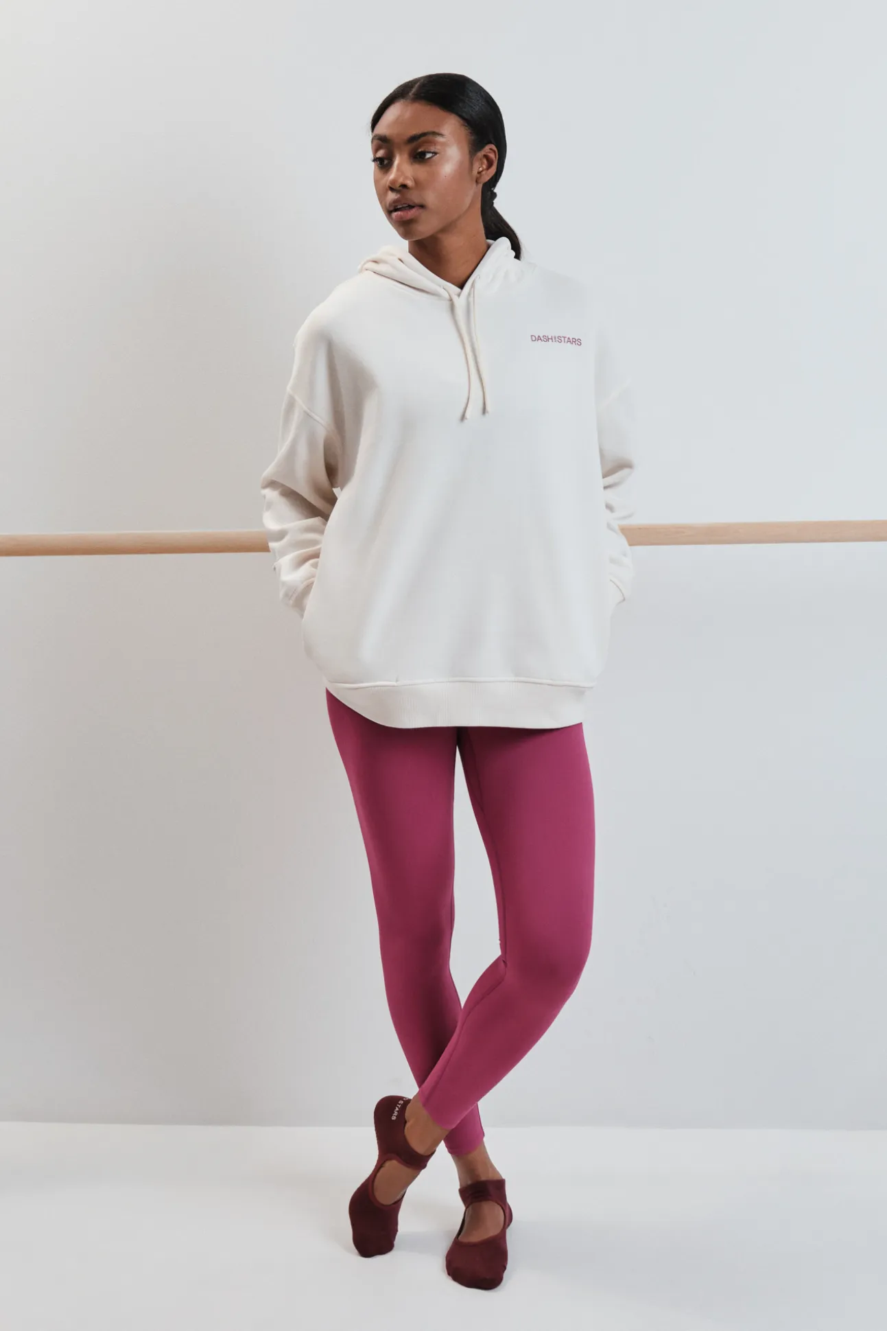 Sudadera felpa algodón blanco