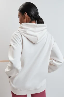Sudadera felpa algodón blanco