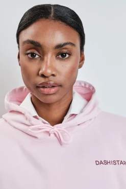 Sudadera felpa algodón rosa