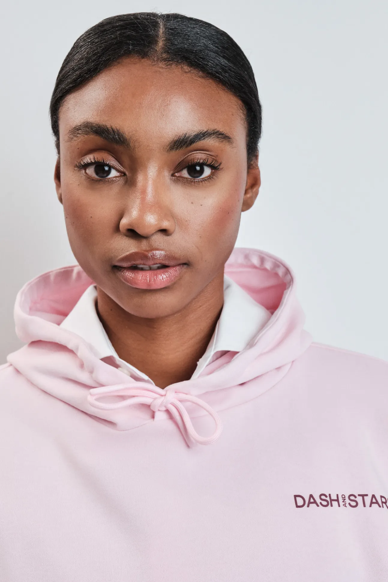 Sudadera felpa algodón rosa