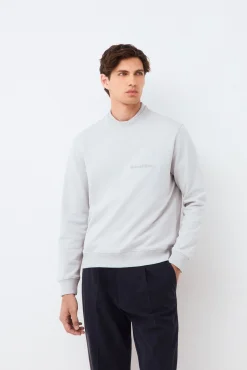 Sudadera logo cuello caja
