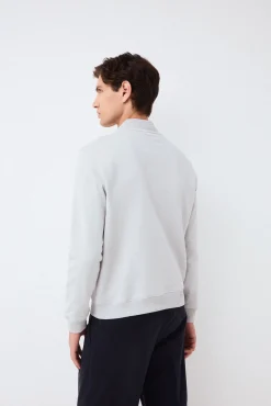 Sudadera logo cuello caja