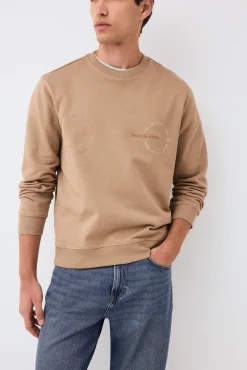 Sudadera logo cuello caja