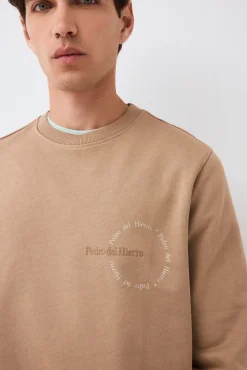 Sudadera logo cuello caja