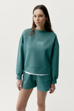 Sudadera oversize Lionel verde