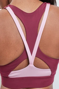 Sujetador deportivo burdeos 4D STRETCH