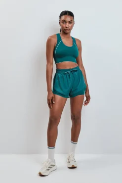 Sujetador deportivo 4D Stretch reversible verde
