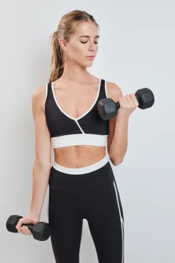Sujetador deportivo negro 4D STRECTH