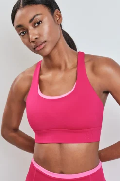 Sujetador deportivo rosa 4D STRETCH