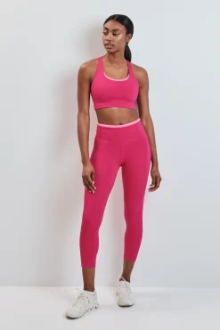 Sujetador deportivo rosa 4D STRETCH