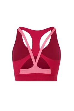 Sujetador deportivo rosa 4D STRETCH