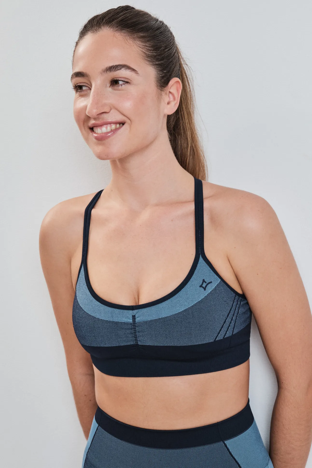 Sujetador deportivo SEAMLESS COMFORT azul