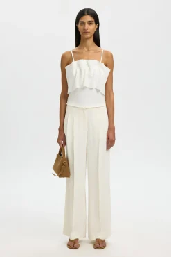 Top bandeau con volante