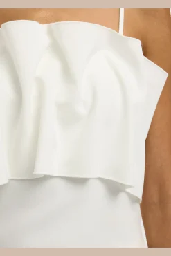 Top bandeau con volante