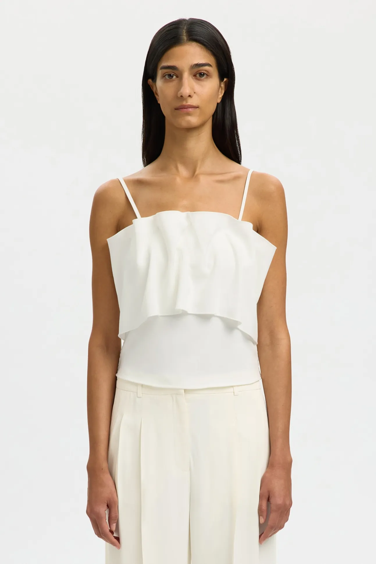 Top bandeau con volante
