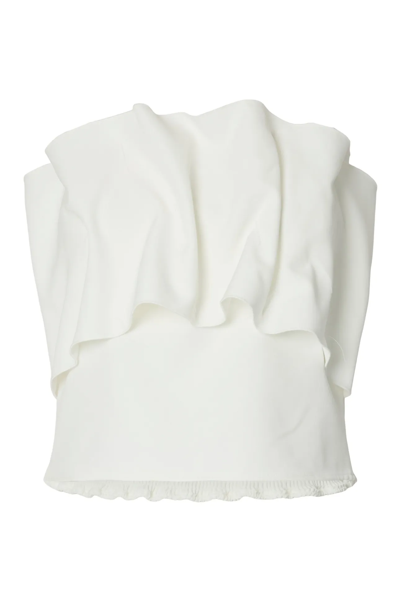 Top bandeau con volante