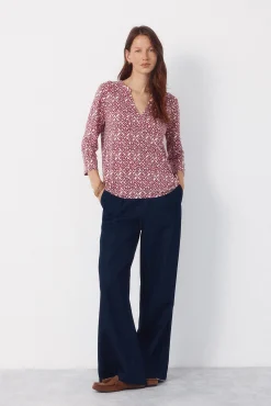 Top básico cuello mao