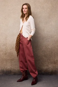 Top cardigan blonda