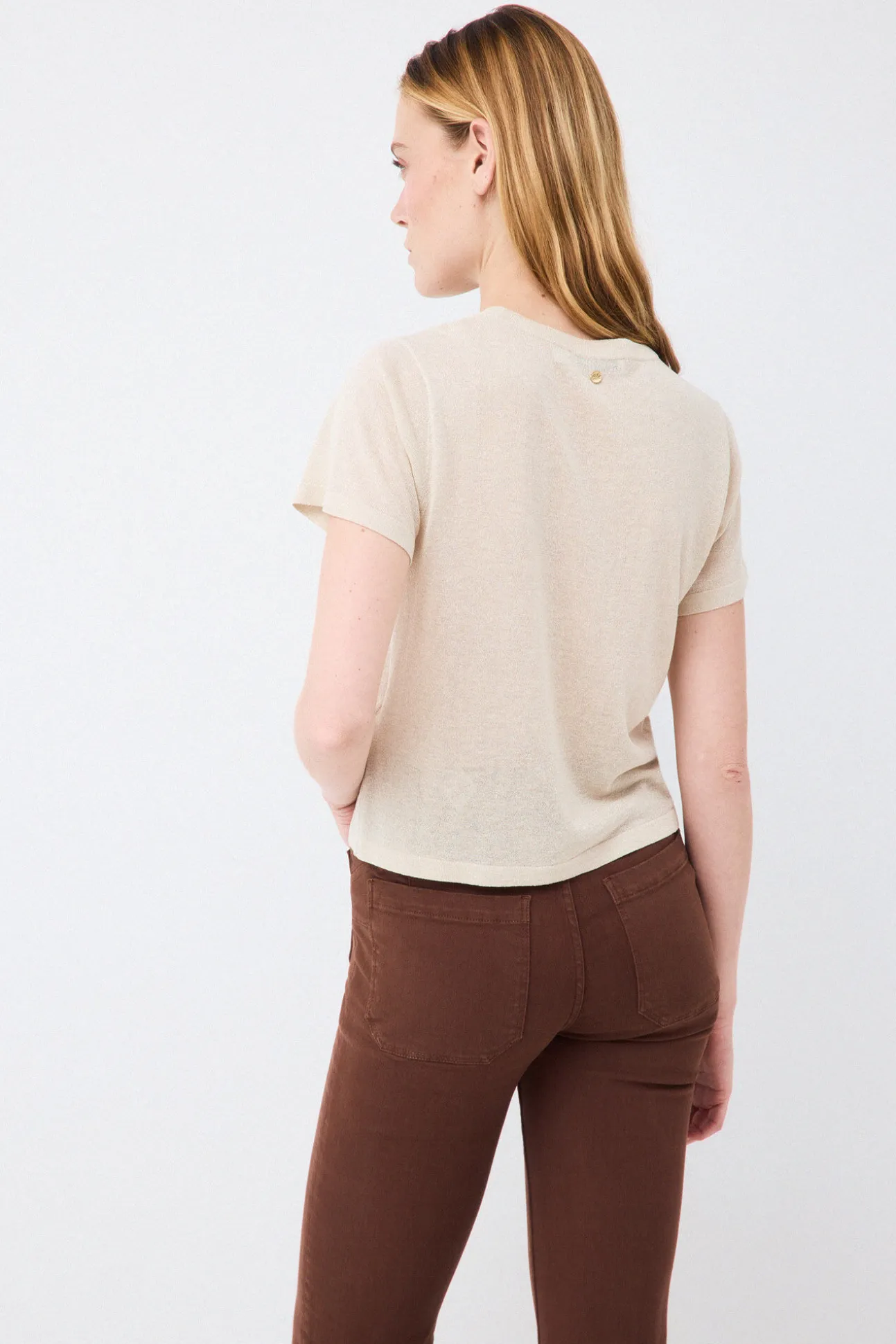 Top de punto lurex