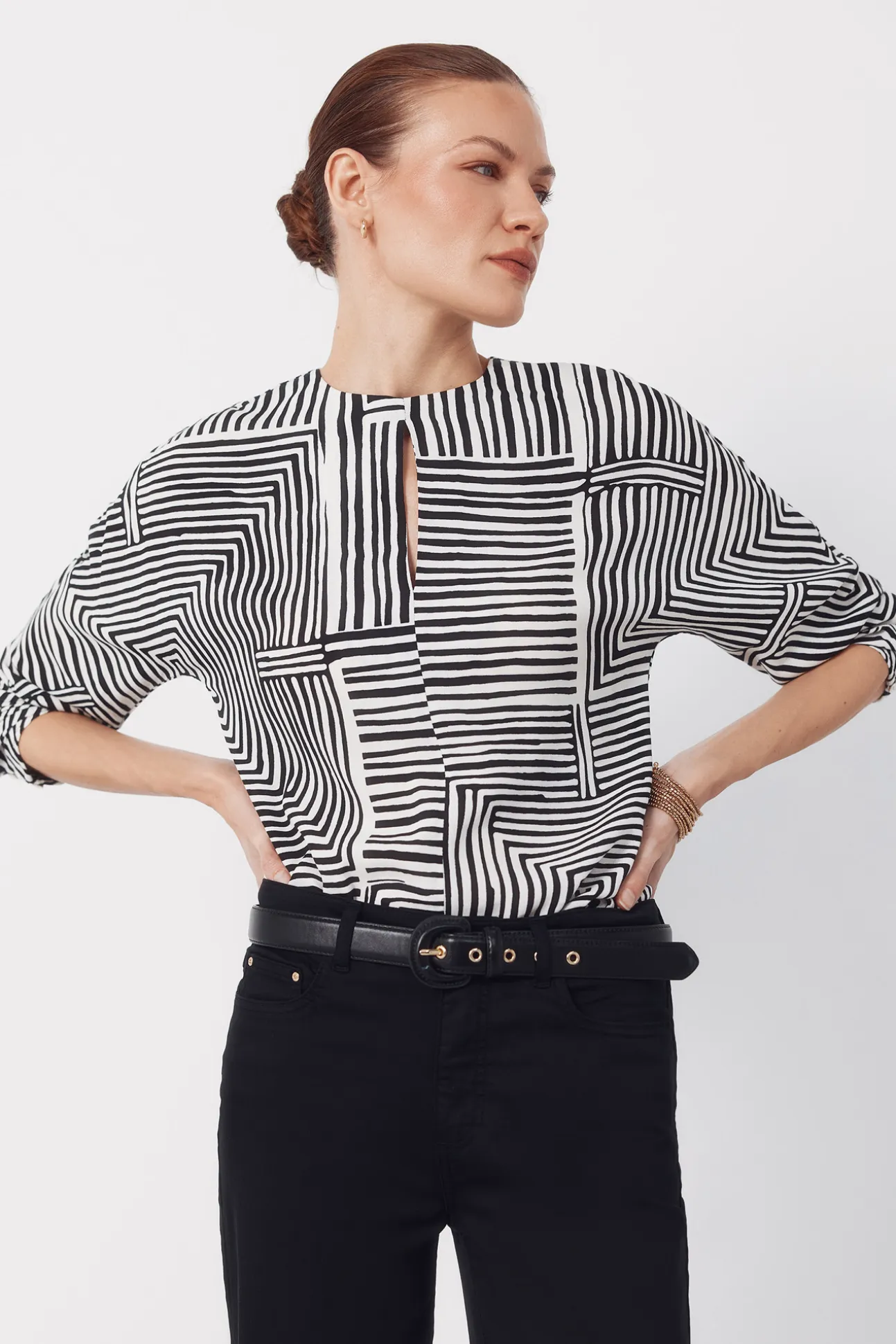 Top estampado