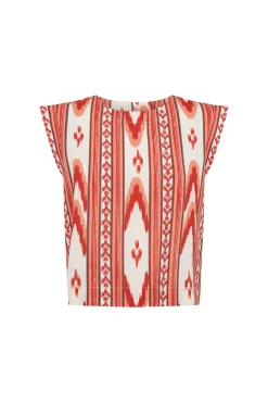 Top estampado