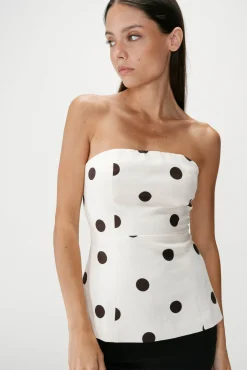 Top estampado lunares Wixie