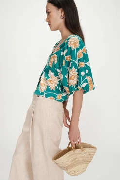 Top floral corto Vahe